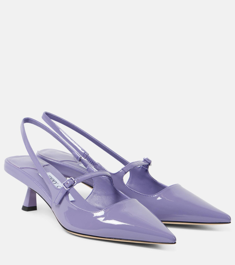 Didi 45 patent leather slingback pumps 1