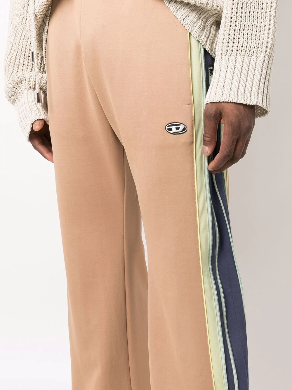 side stripe-detail track pants - 5