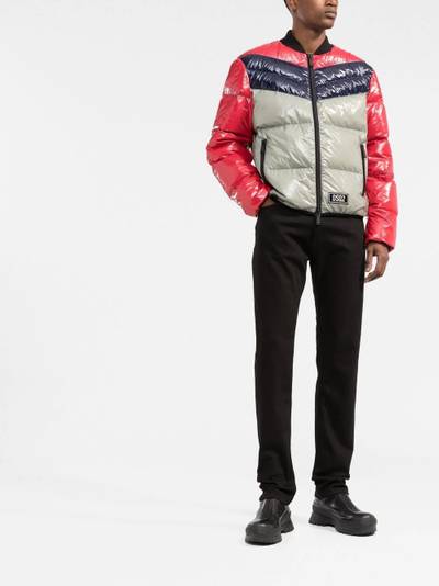 DSQUARED2 padded zip-up jacket outlook