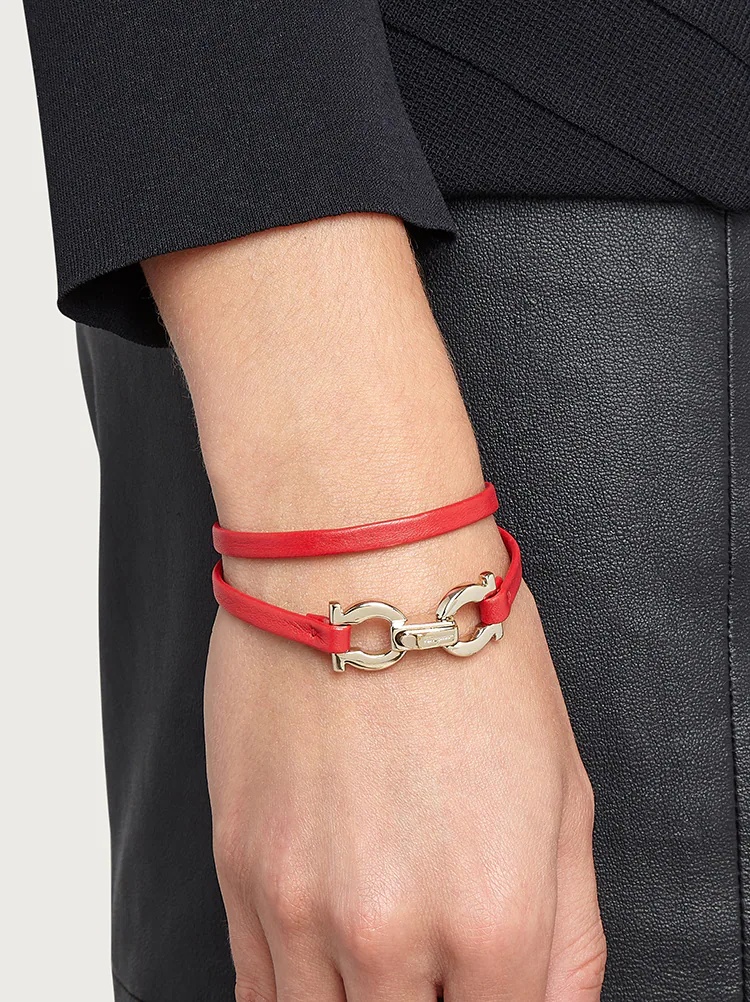 GANCINI LEATHER BRACELET - 3