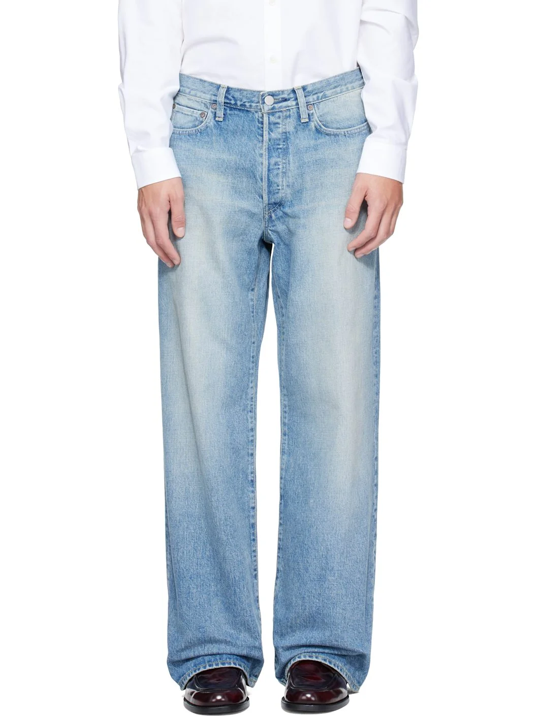 Blue Loose Jeans - 1