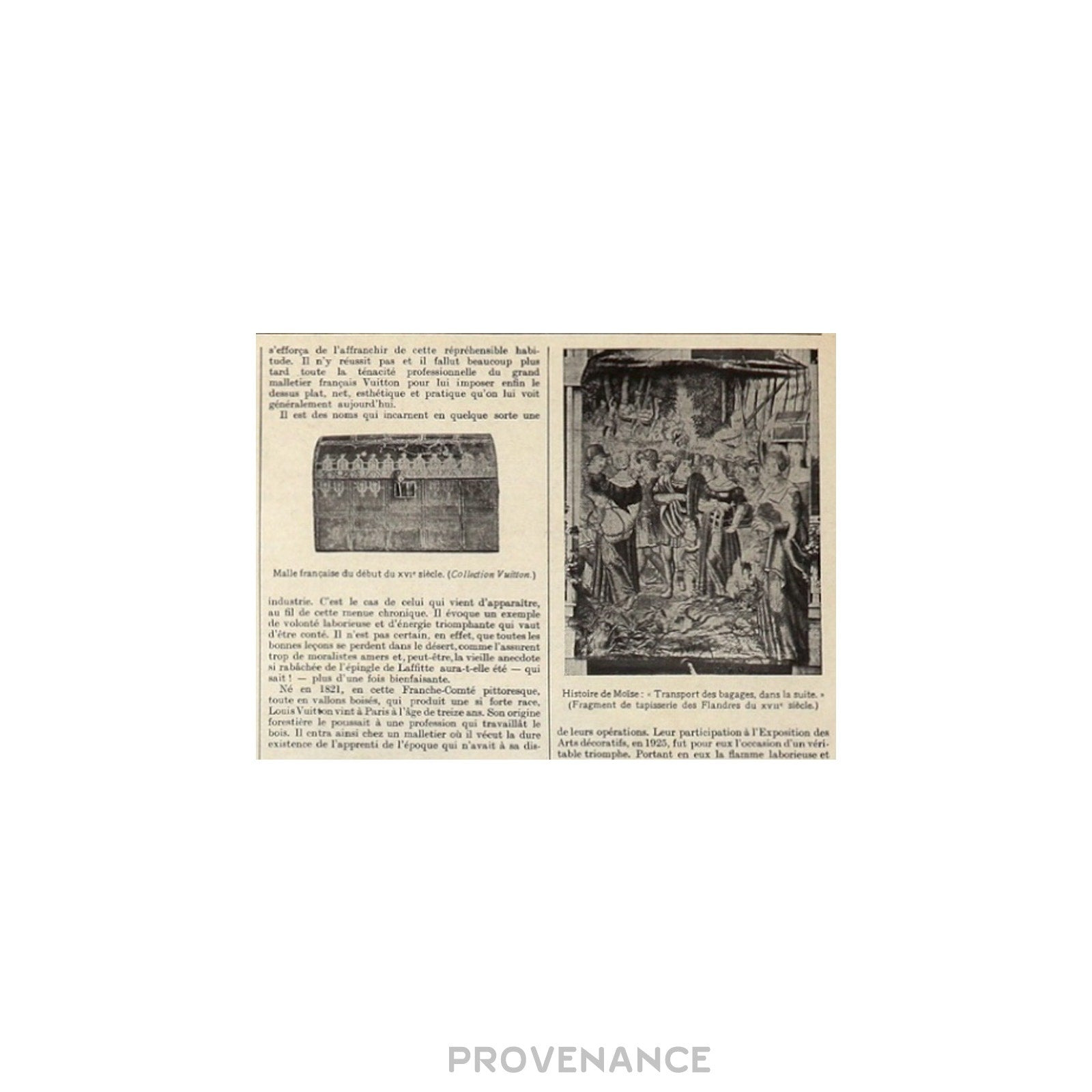 Louis Vuitton Antique Newsprint Ad - Trunk Industry - 6