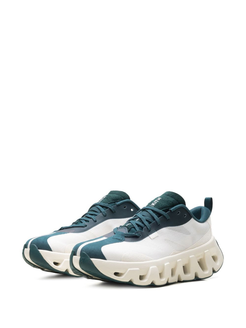 On K-Tech 1 "Tofu/Moss Green" sneakers outlook