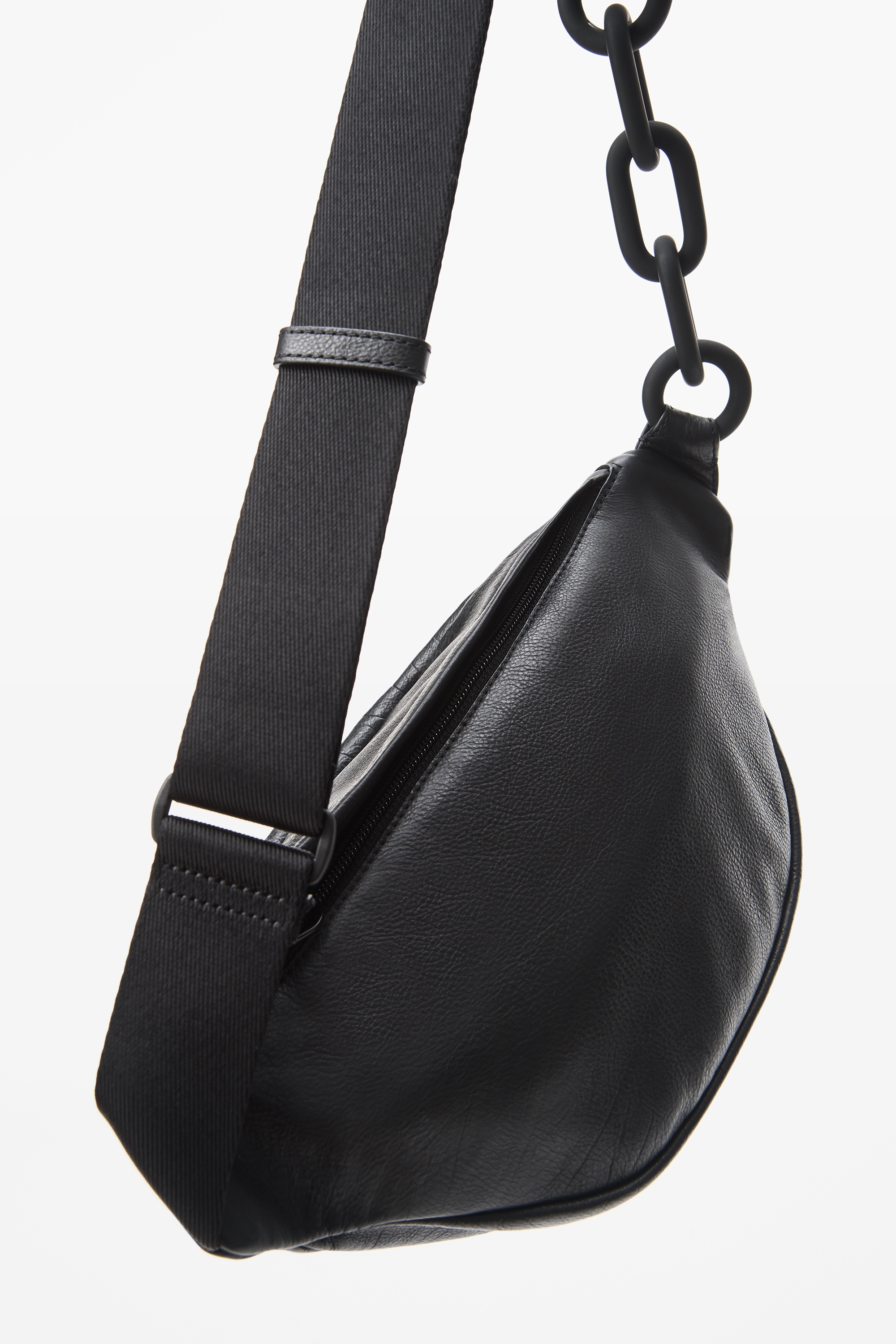 Alexander Wang PRIMAL FANNY PACK IN TUMBLE MOTO LEATHER | REVERSIBLE