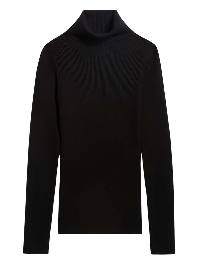 roll-neck ribbed sweater 1