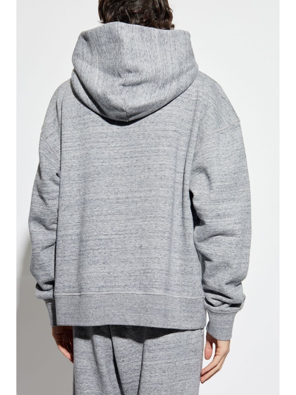 logo-embroidered hoodie - 4