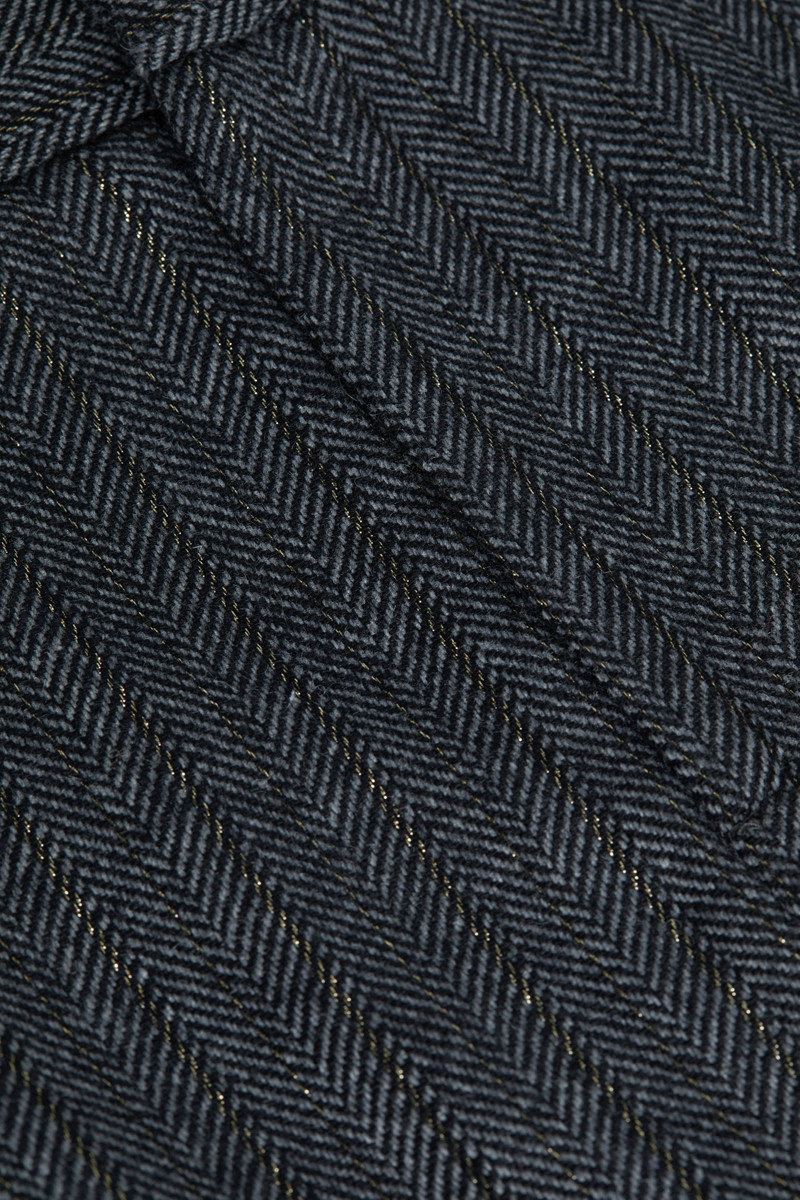 Madonna Pinstriped Midi Skirt 6