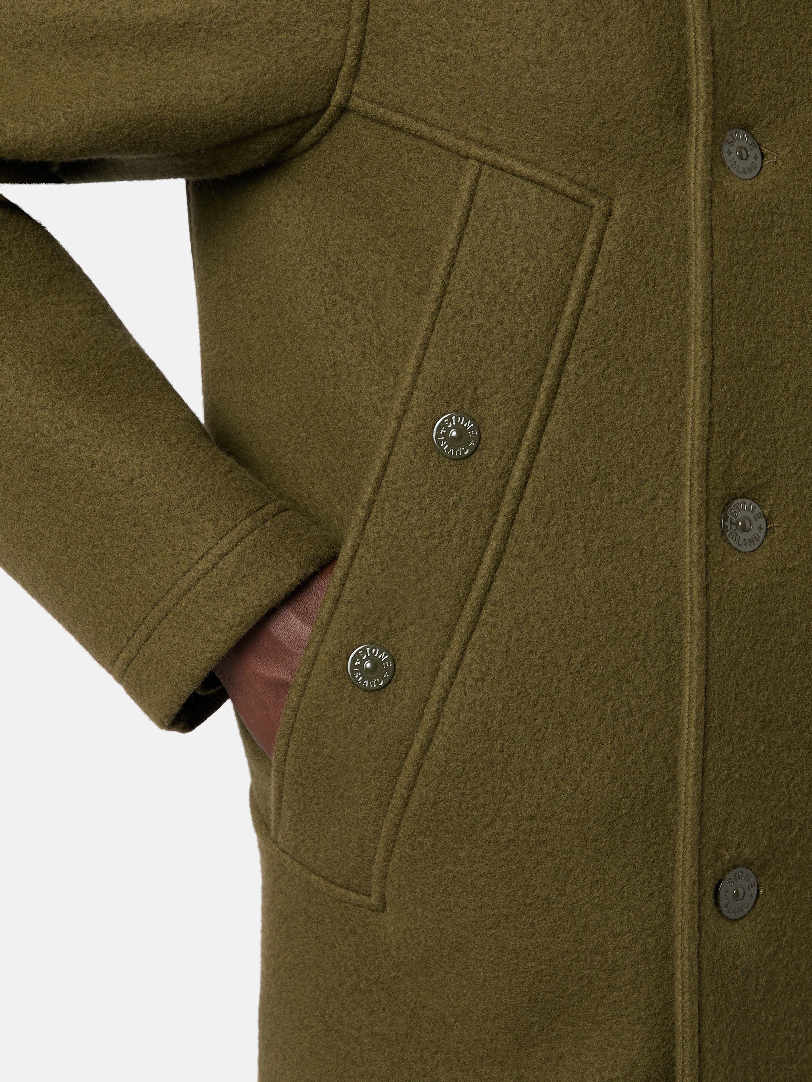 441F5 HEAVY MELTON_STONE ISLAND GHOST - 6