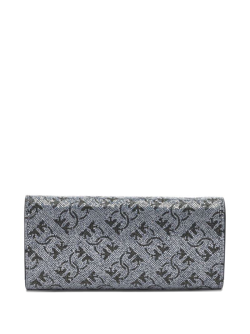 PINKO embellished chain clutch bag outlook