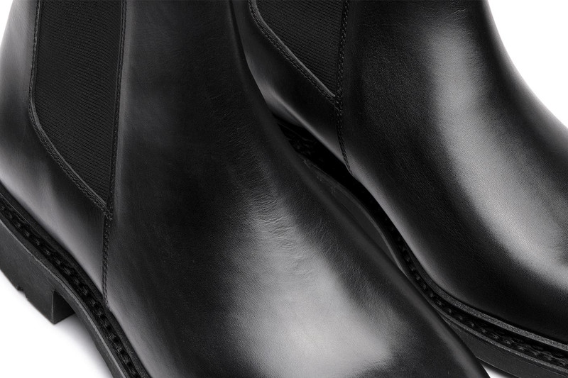Chamfort Black Silk - Rubber Sole 6