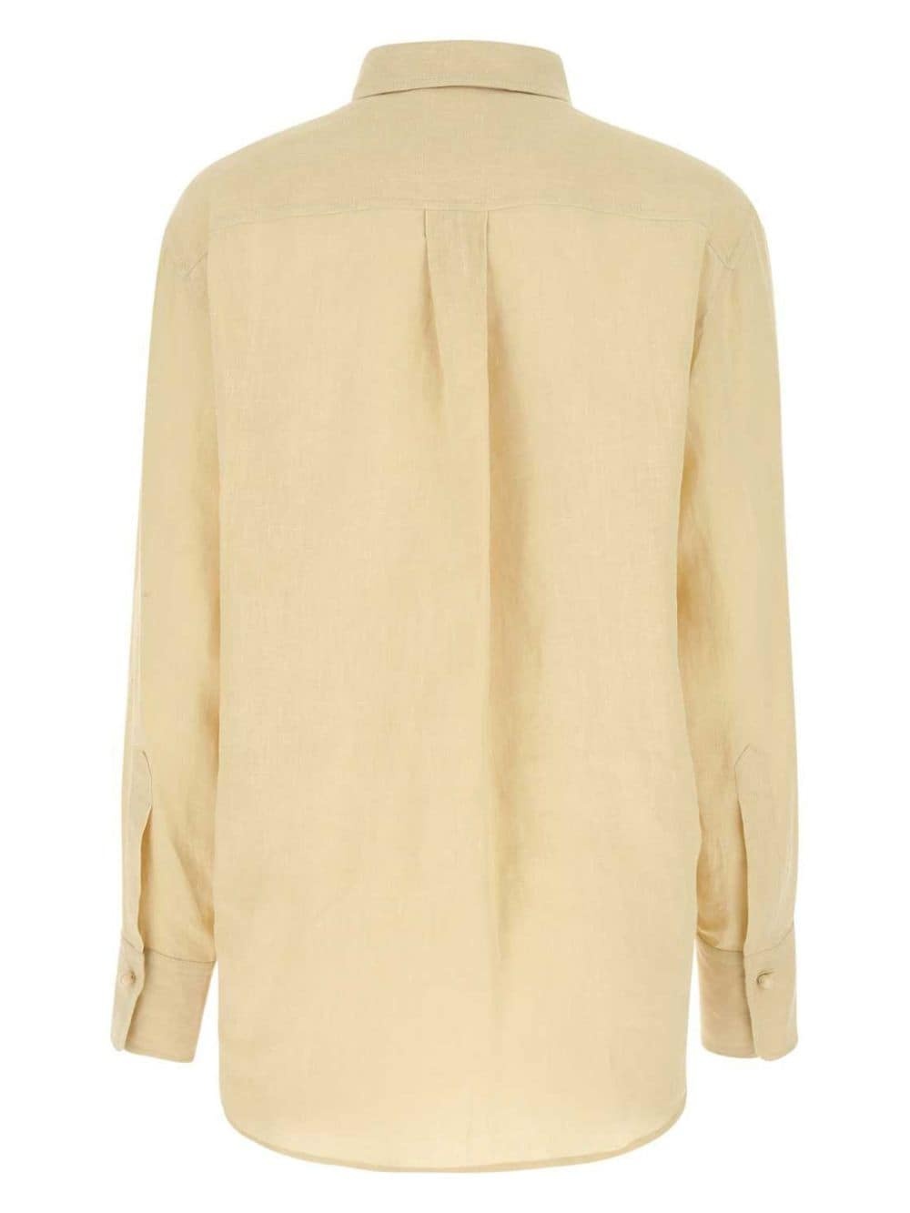 linen oversize shirt - 2