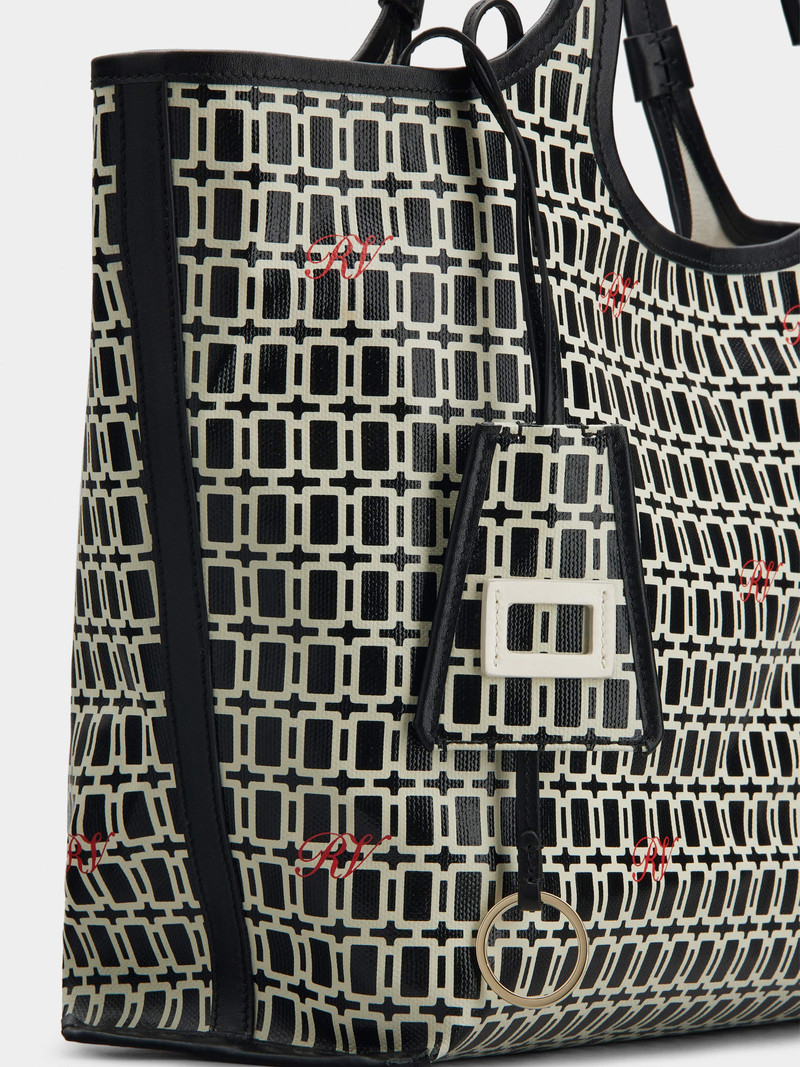 Grand Vivier Medium Shopping Bag in Fabrics 5