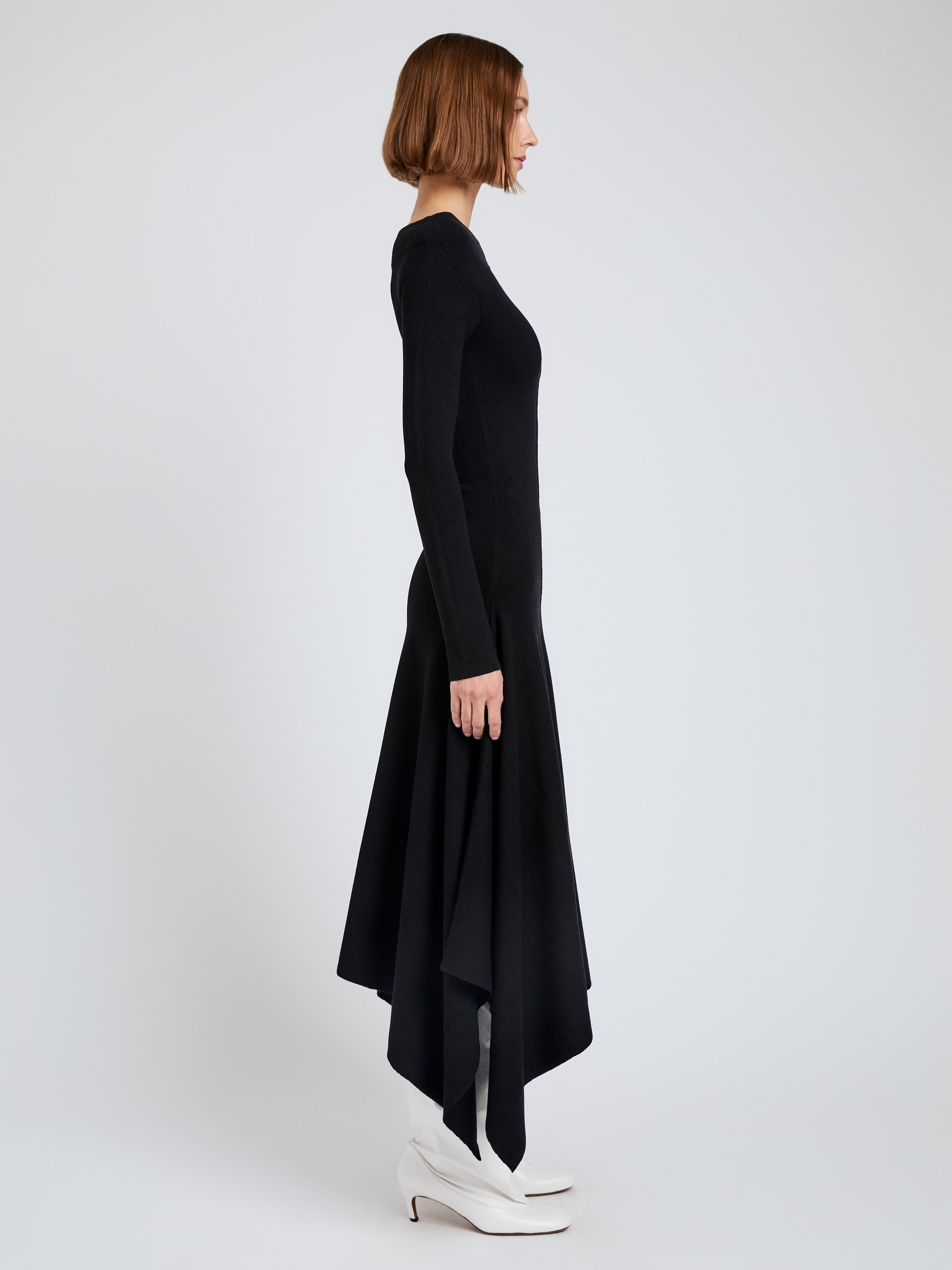 Romi Dress in Textured Sculpted Viscose - 3