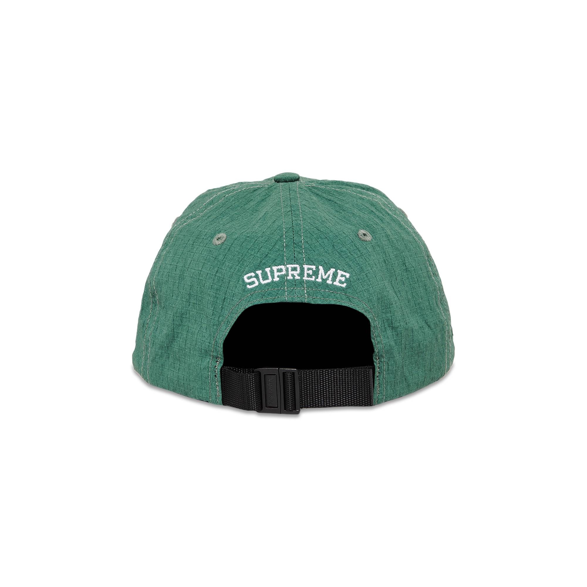 Supreme Supreme Cordura Ripstop S Logo 6-Panel 'Green' | REVERSIBLE