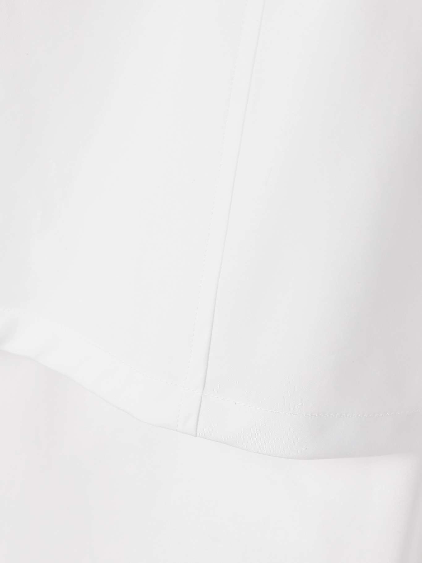 Convertible layered buckled cotton-poplin shirt White - 4