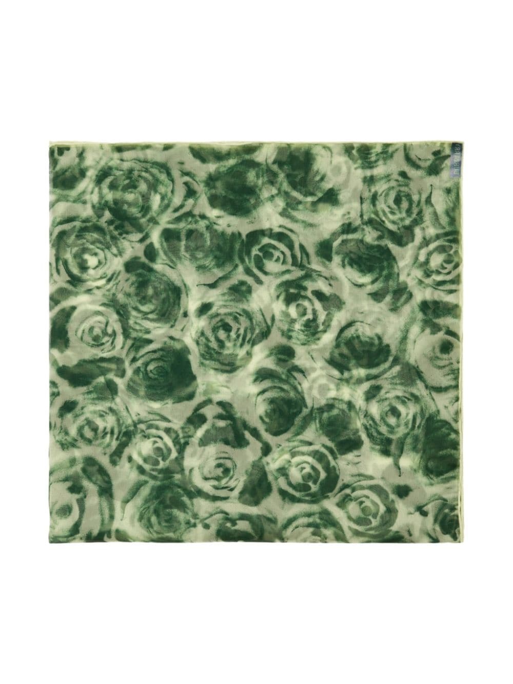 Rose silk scarf - 3