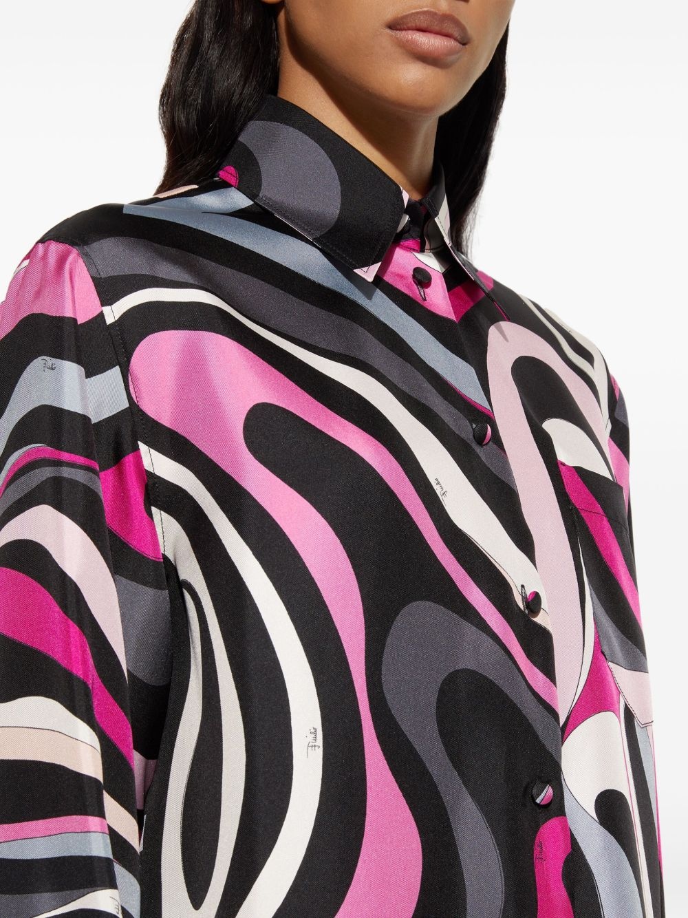 Marmo-print shirt - 5