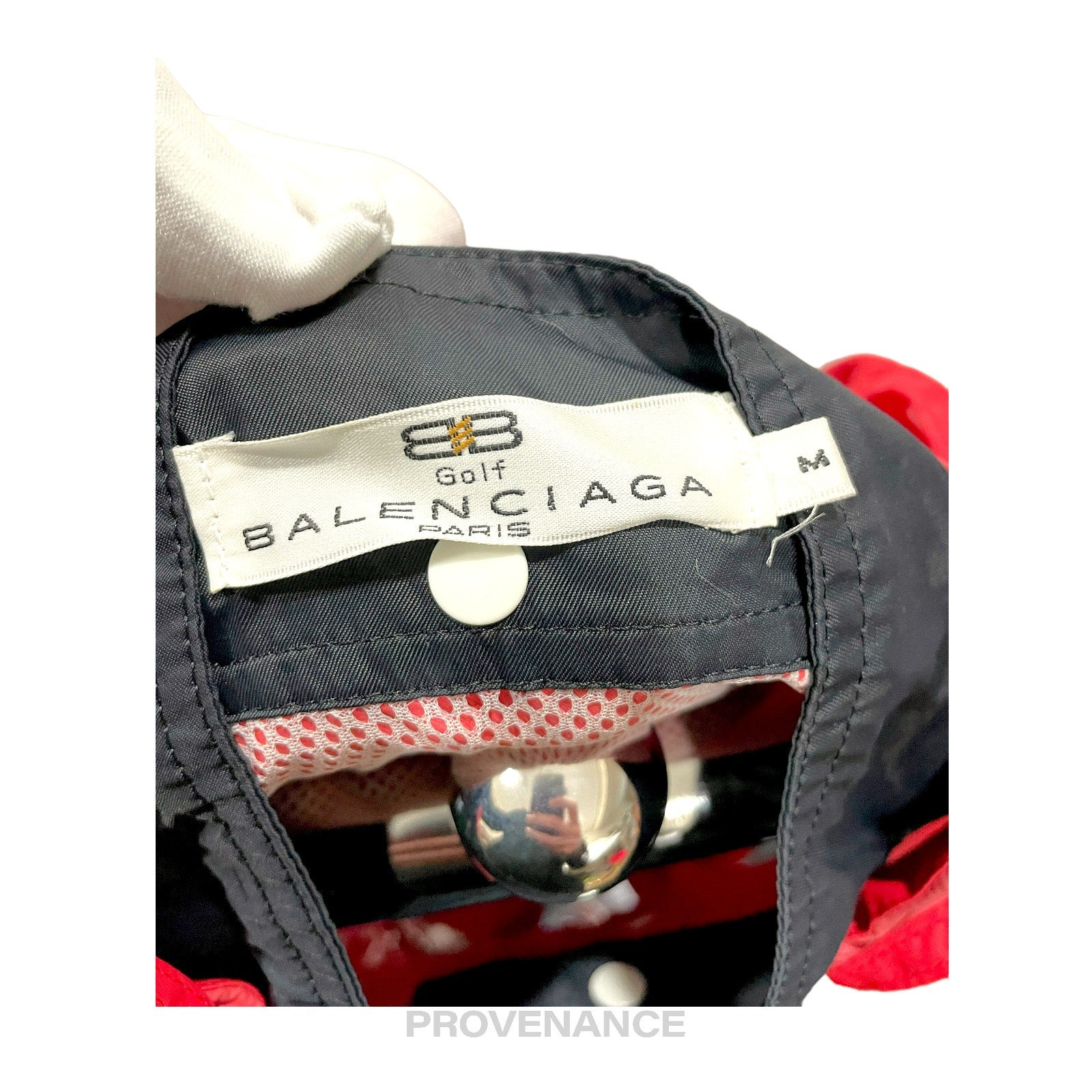 Balenciaga Golf Wind Breaker Jacket - Red - 8