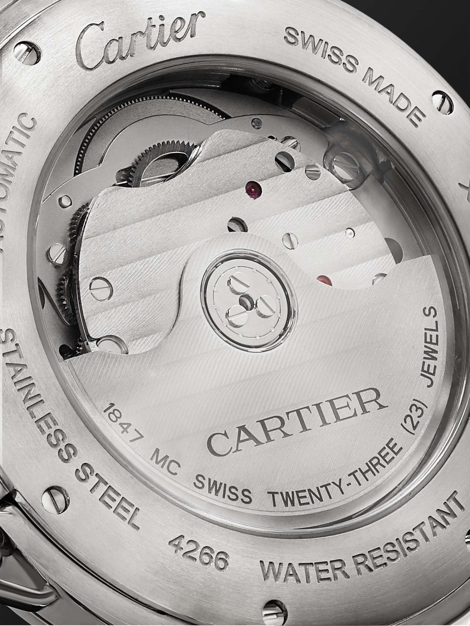 Pasha de Cartier Automatic 41mm Stainless Steel and Alligator Watch, Ref. No. WSPA 0009 - 7