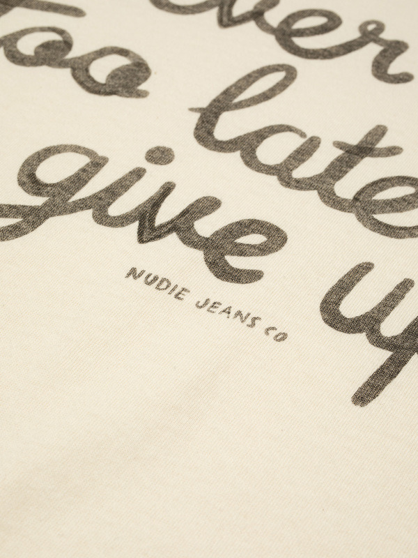 Ricky Too Late T-Shirt Ecru - 5