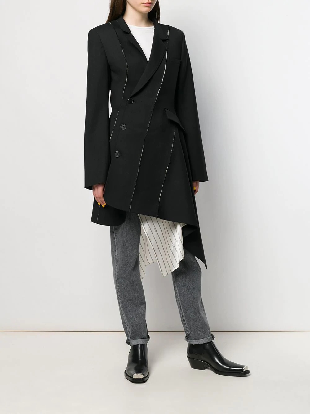 deconstructed slashed jacket - 3