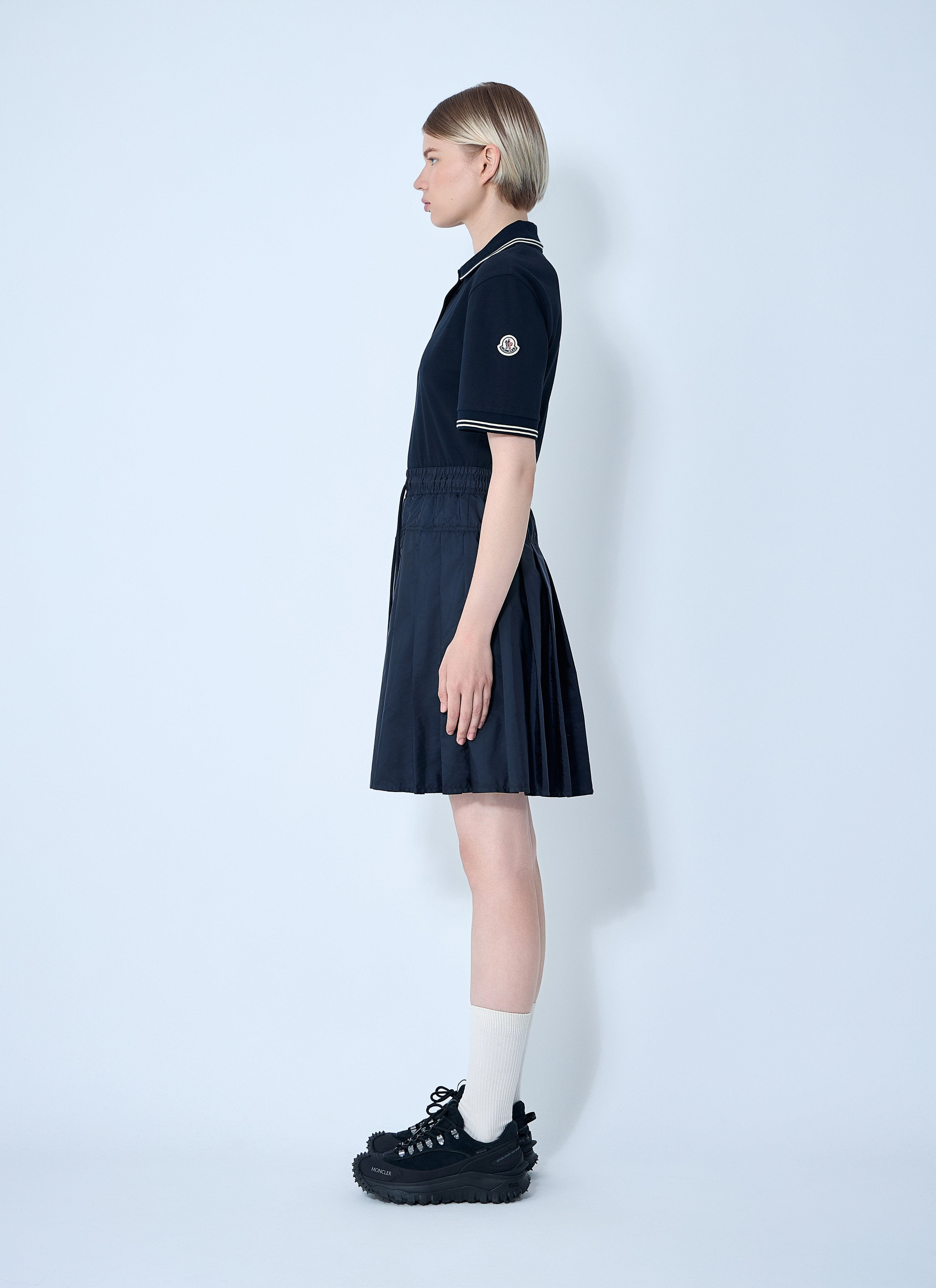 Moncler Women Piquet Polo Shirt Dress - 3