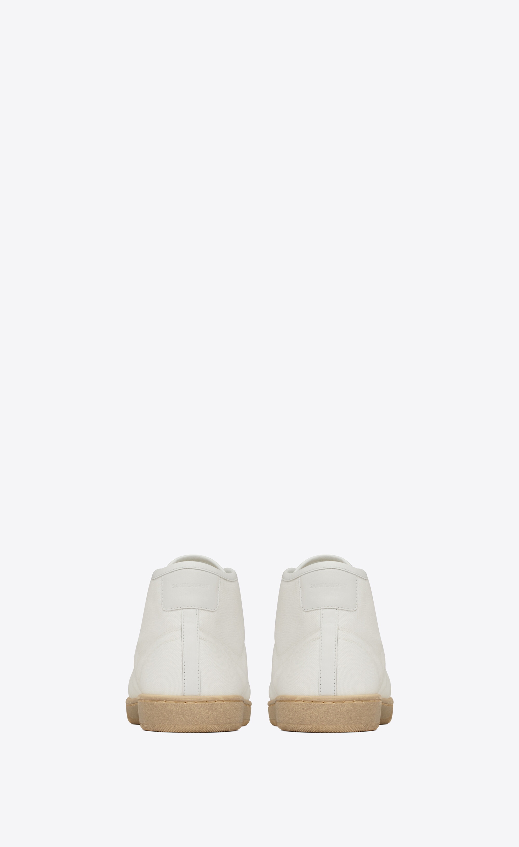 court classic sl/39 mid-top sneakers in canvas and leather - 3