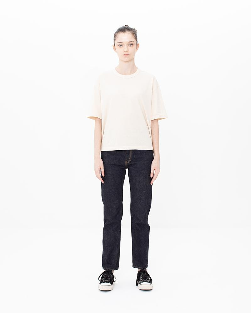 visvim JUMBO TEE S/S DMGD W IVORY outlook
