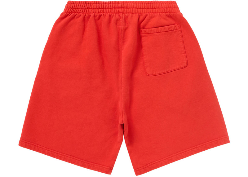 Supreme Supreme Overdyed Small Box Sweatshort Red outlook