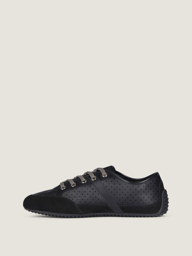 Givenchy SLIM SNEAKERS IN PERFORATED LEATHER AND SUEDE outlook