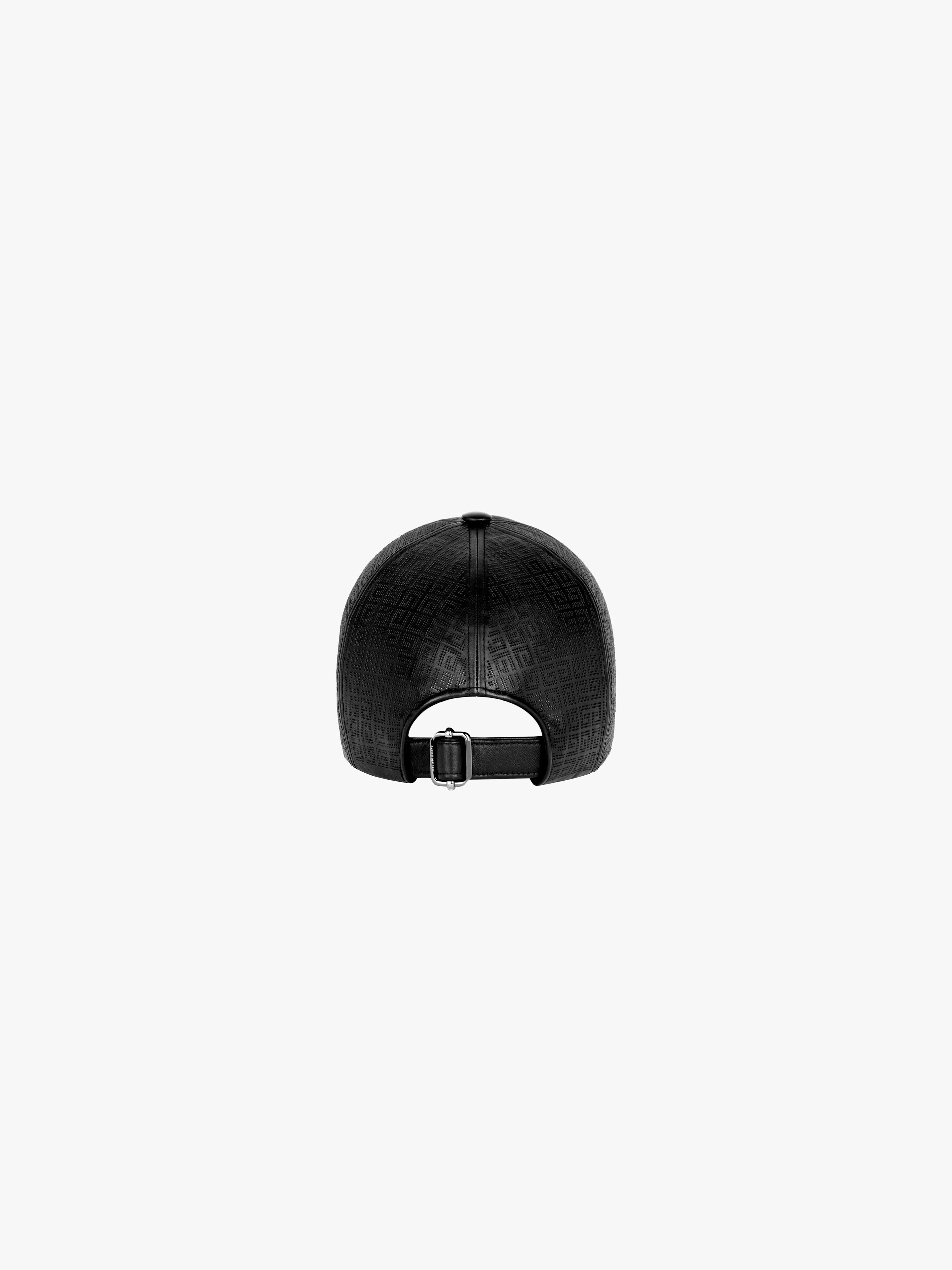 GIVENCHY CAP IN 4G PERFORATED LEATHER - 4
