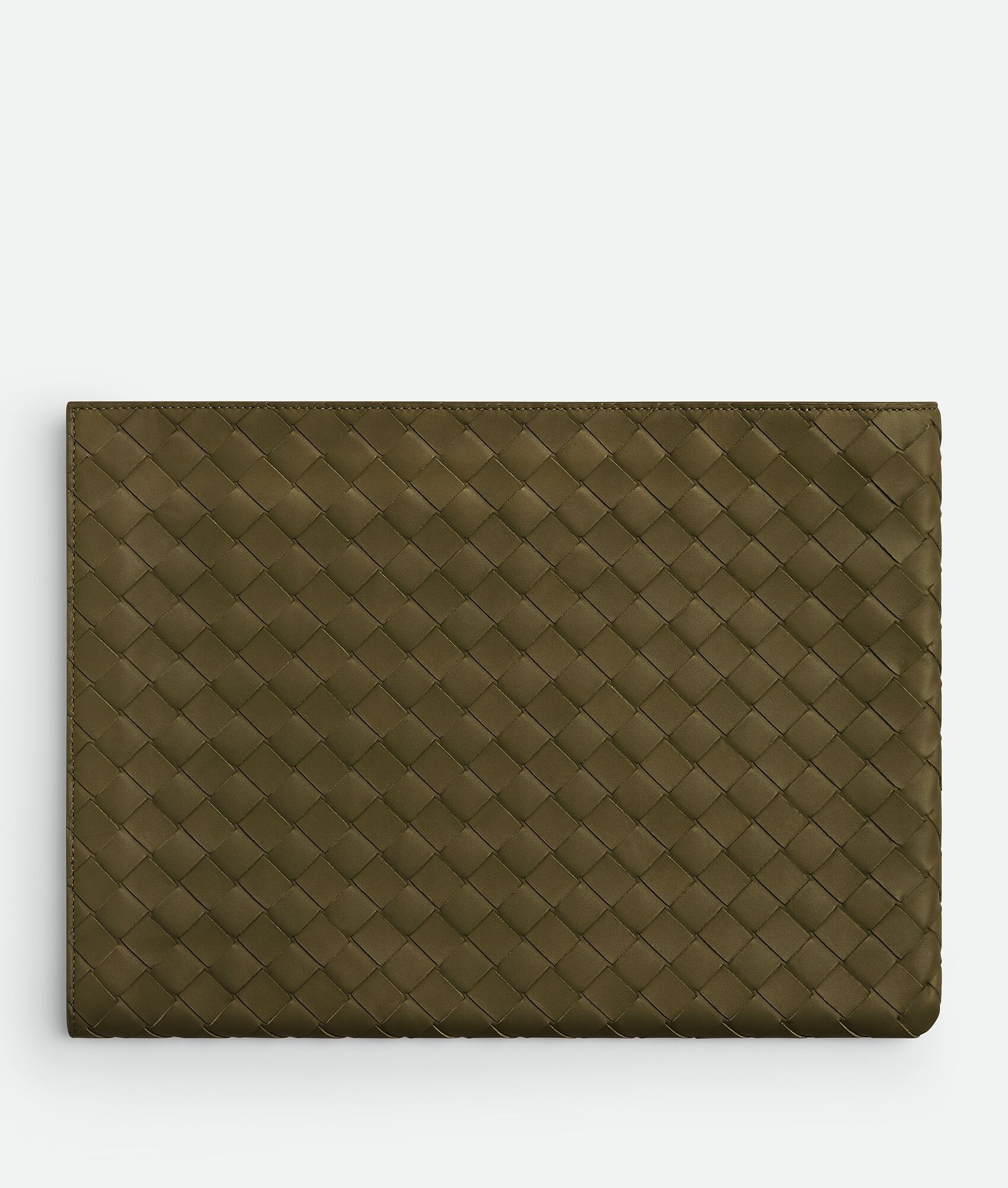 Intrecciato Half Zip Pouch - 3