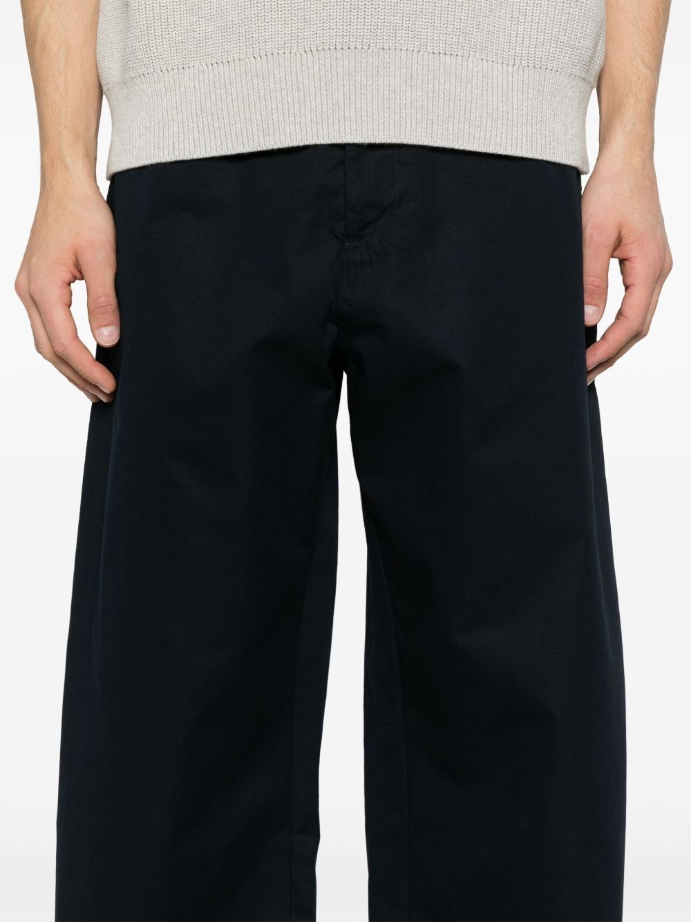 twill-weave chinos - 5