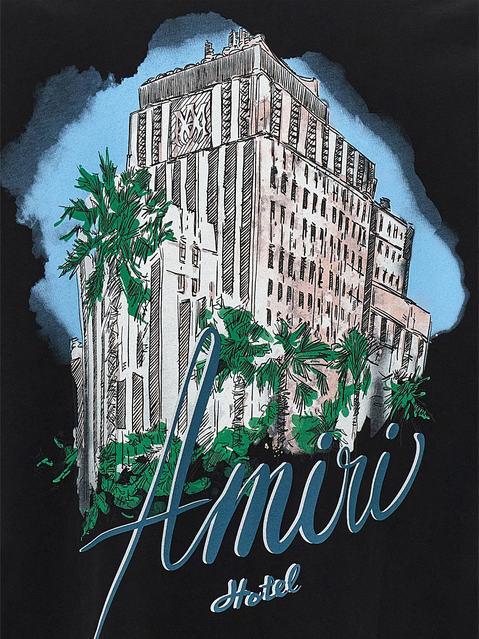 Amiri Hotel T-Shirt Black - 4