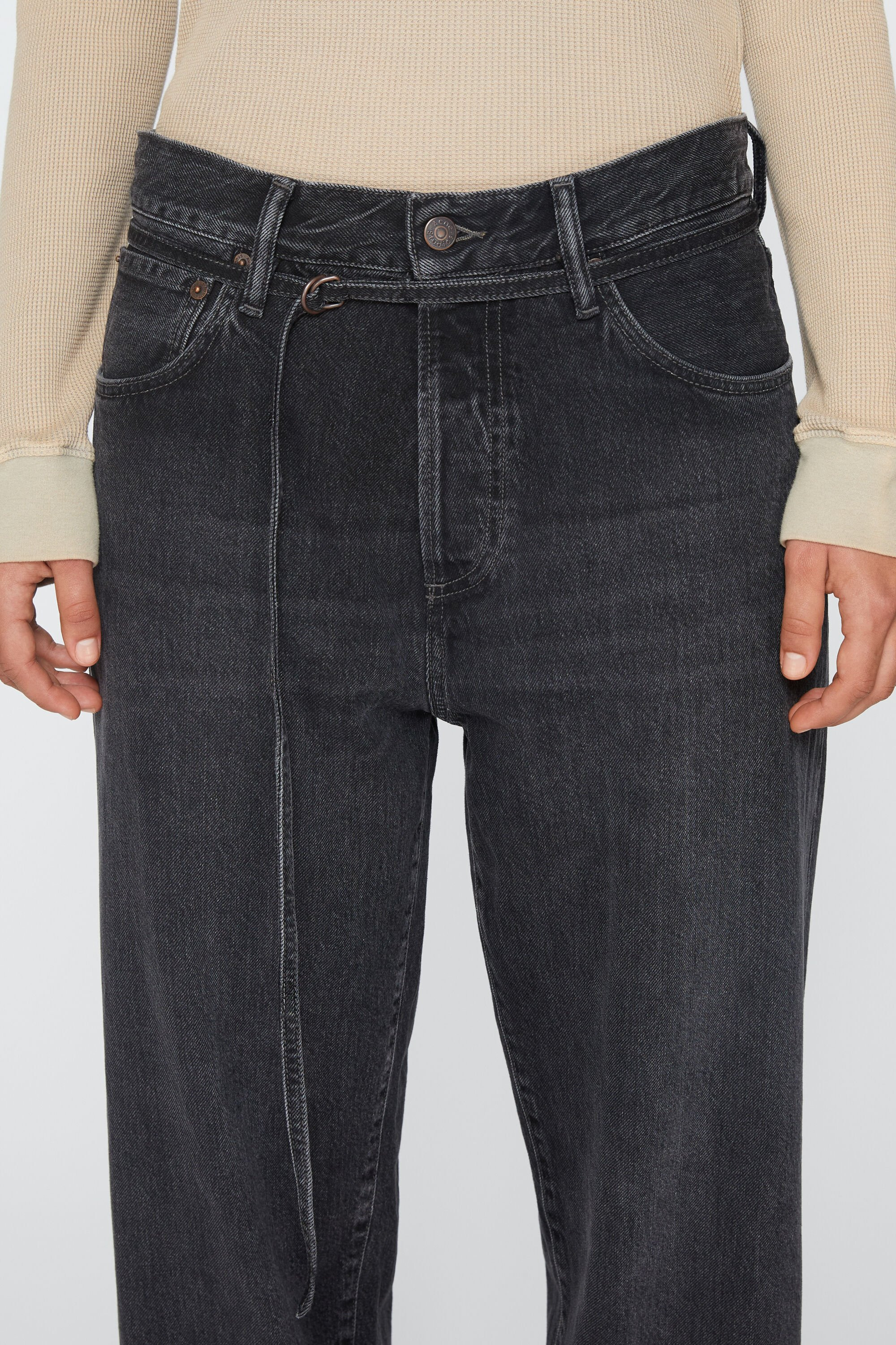 Loose fit jeans - 1991 Toj - Black - 6