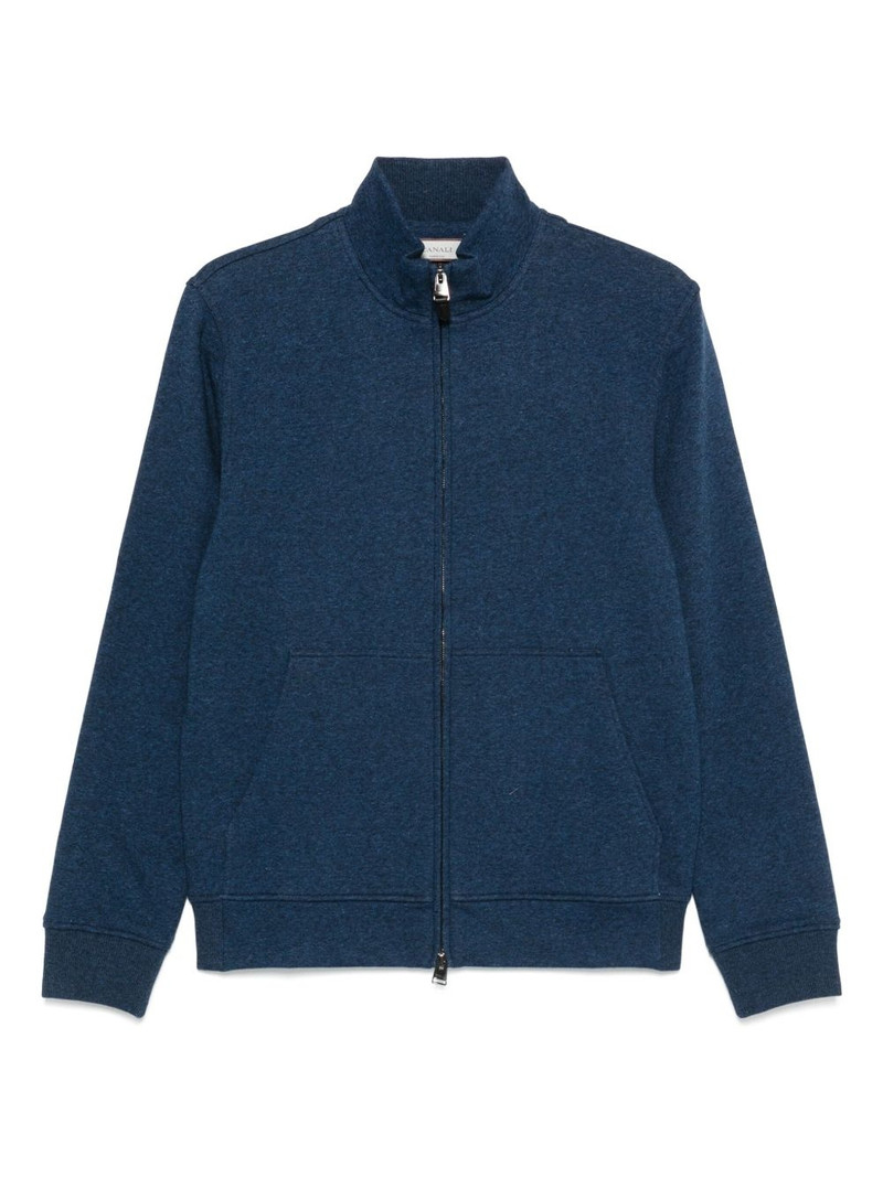 mélange-effect sweatshirt 1