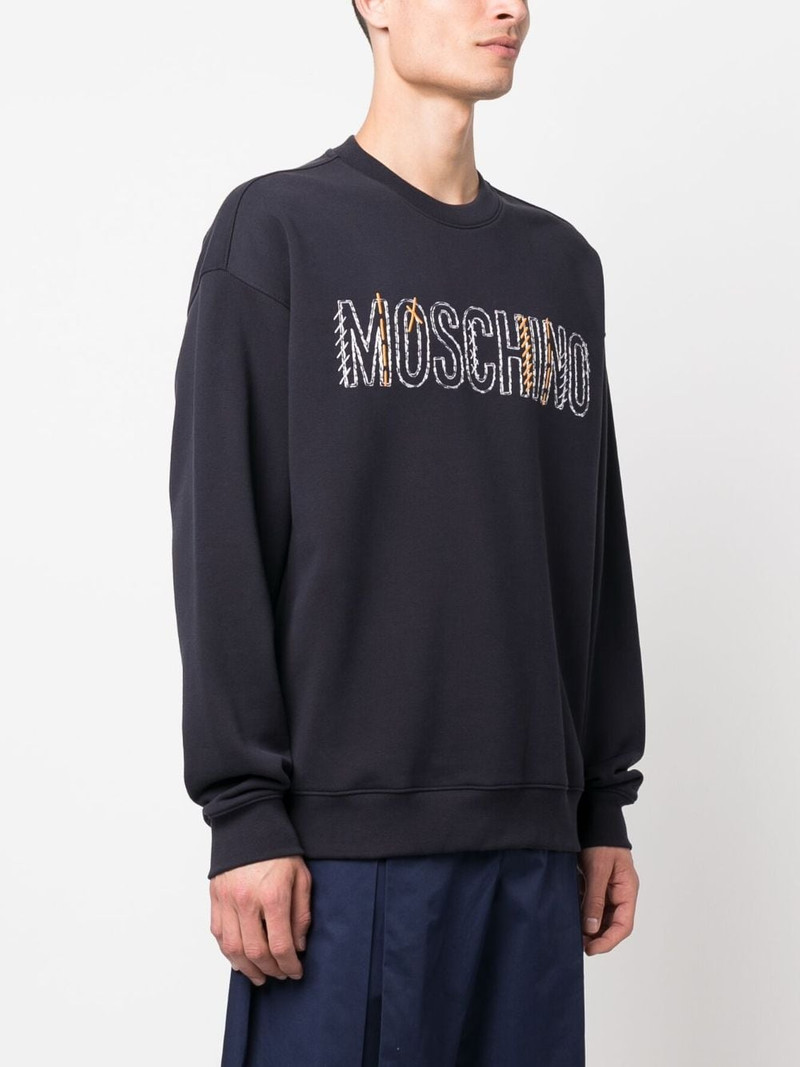 logo-print cotton sweatshirt 3