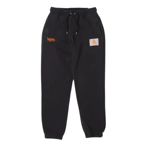 (WMNS) Air Jordan x Shelflife Pants 'Black' DV7021-010 - 1