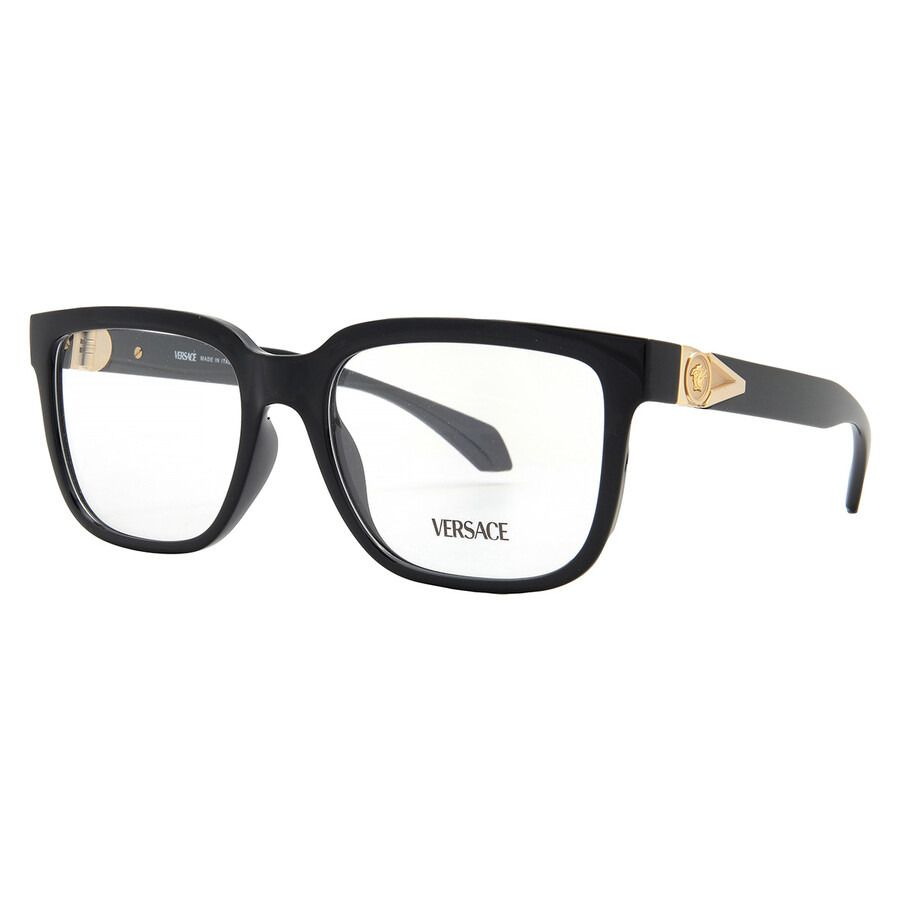 Versace Demo Square Men's Eyeglasses VE3377U GB1 55 - 2