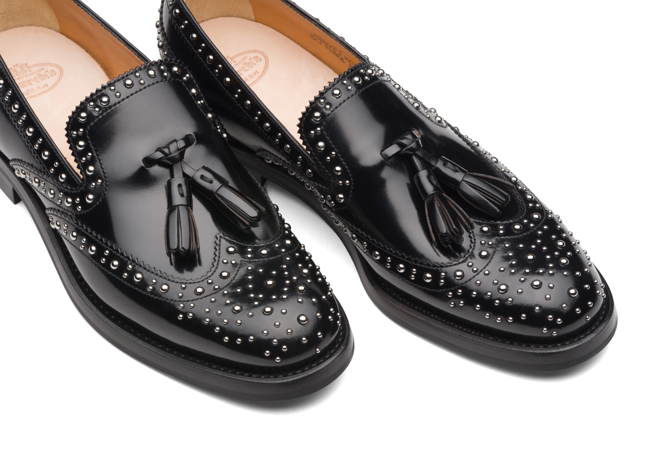 Tamaryn 2 met
Polished Binder Brogue Loafer Stud Black - 4