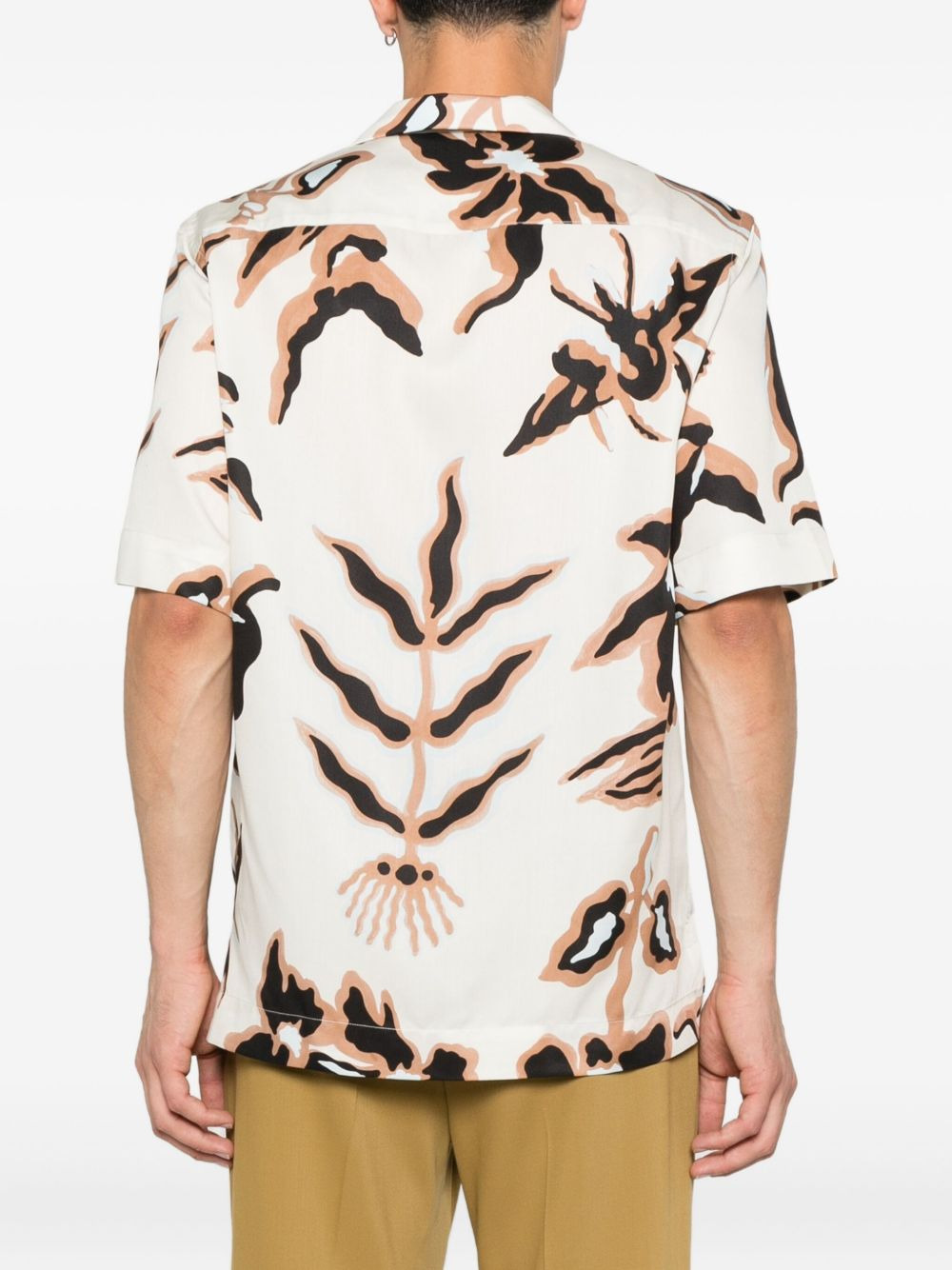 geometric-print shirt - 4