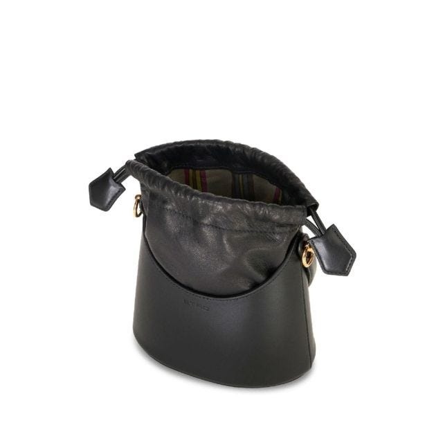 Saturn small black bucket bag - 6