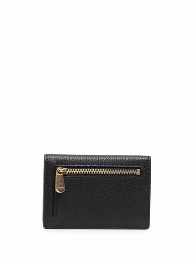 Salvatore Ferragamo Gancini compact coin wallet outlook