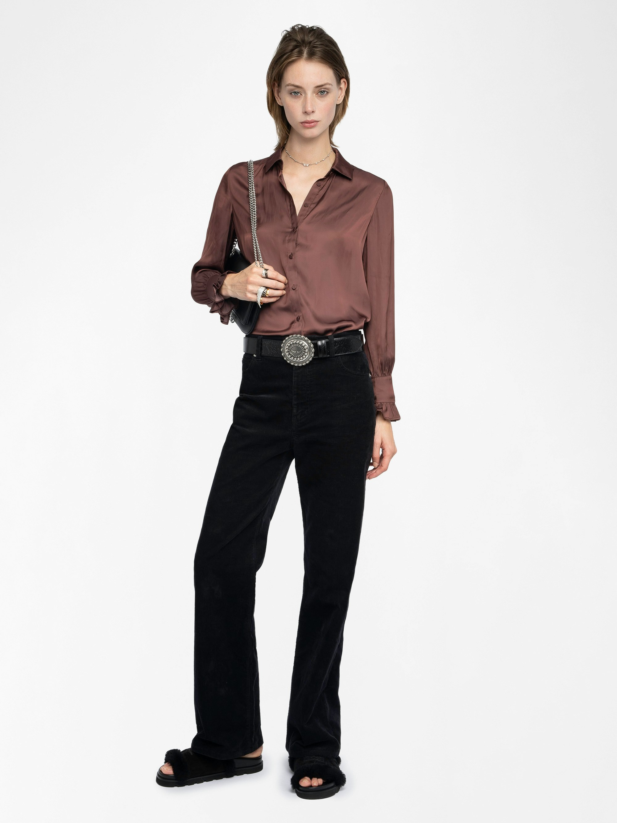 Thely Satin Shirt - 4