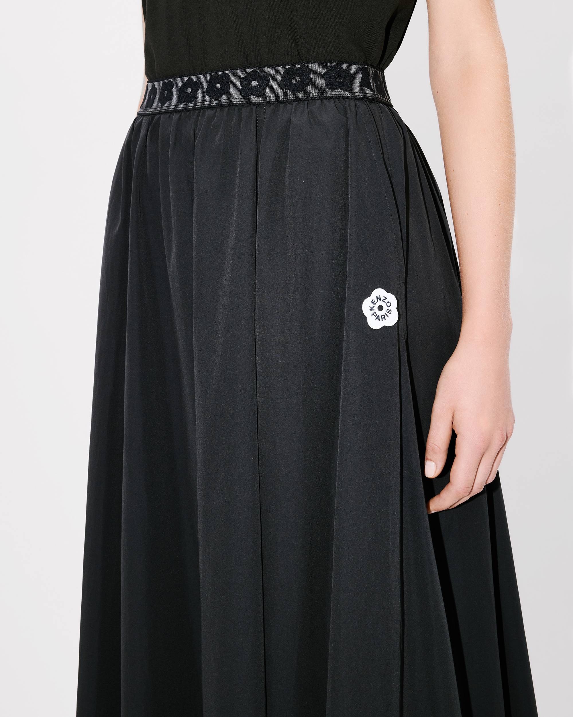 'Boke Flower 2.0' midi skirt in technical cotton - 6
