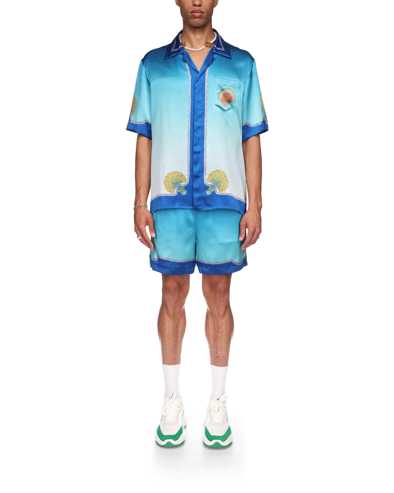 Coquillage Coloré Silk Shirt - 4