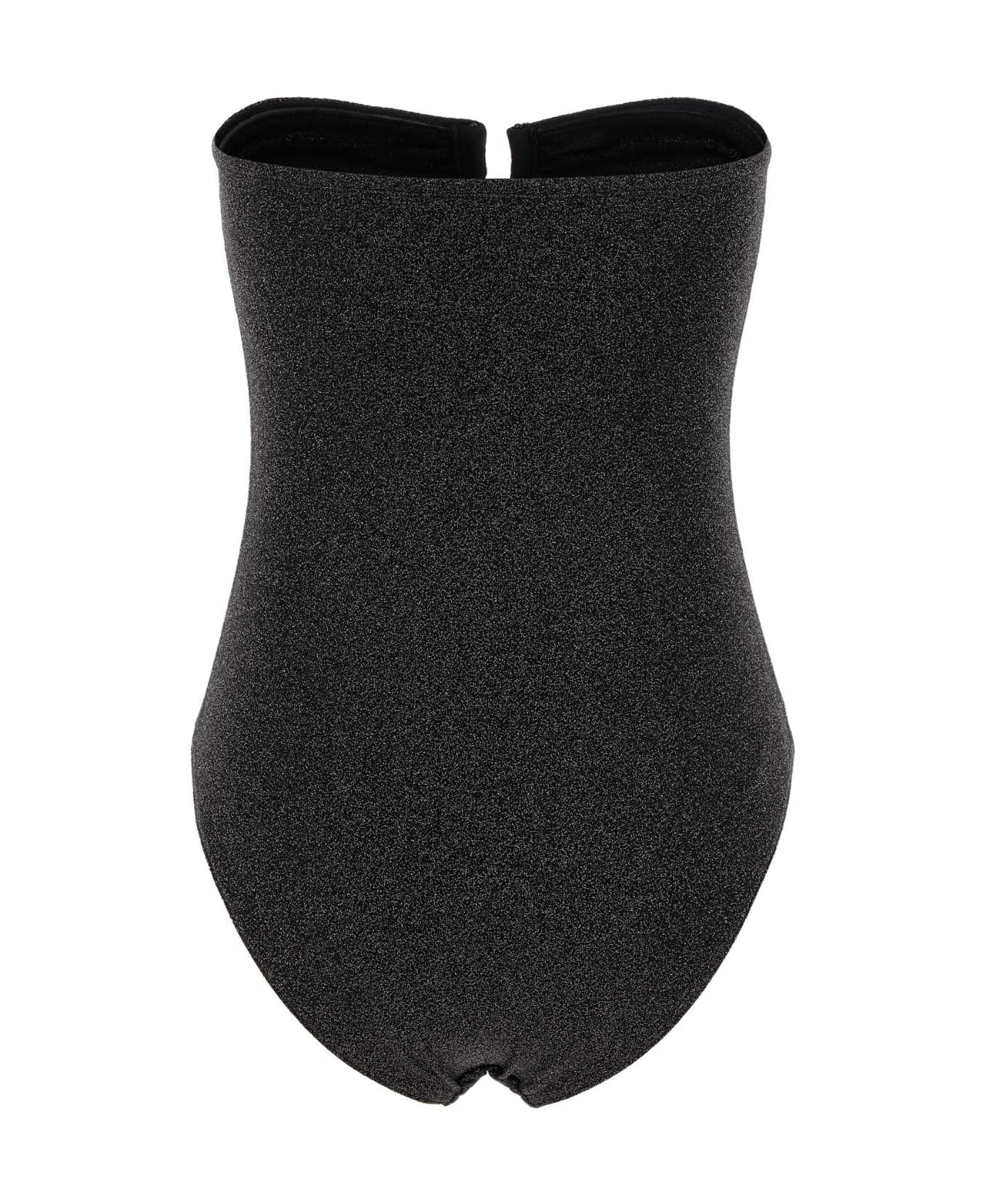 Black Stretch Nylon Blend Scintillant Swimsuit - 2