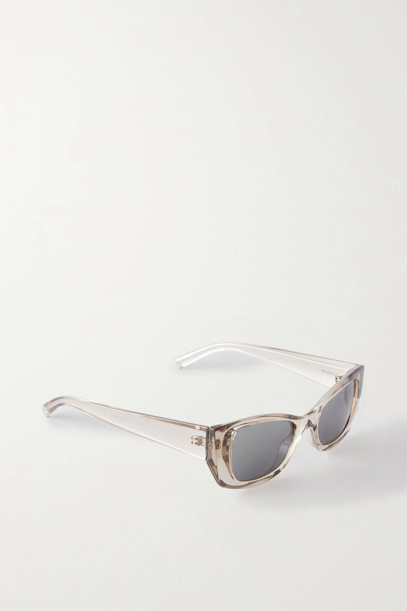 SAINT LAURENT Cat-eye acetate sunglasses outlook
