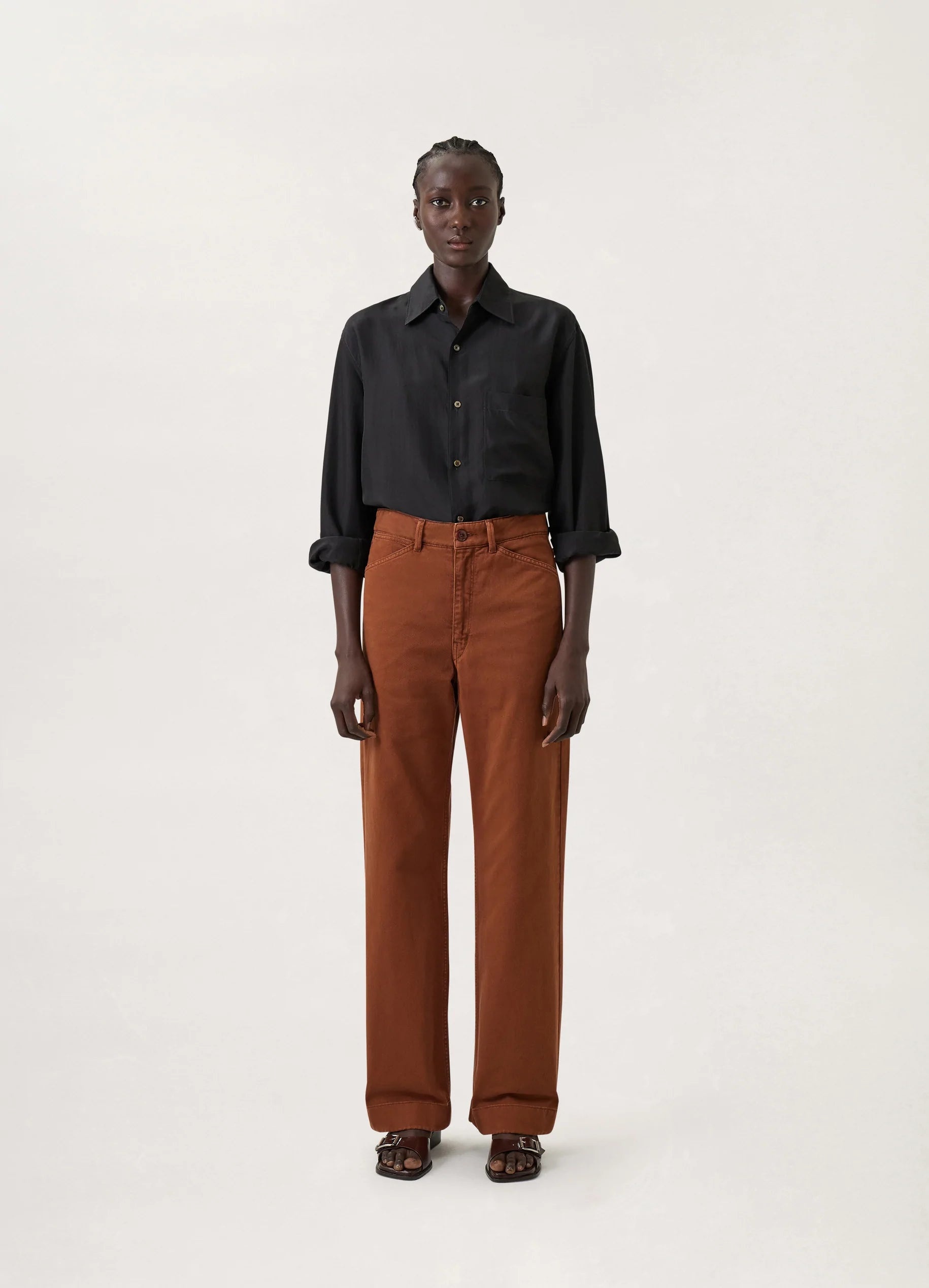 CHINO DENIM PANTS
GARMENT DYED DENIM - 2
