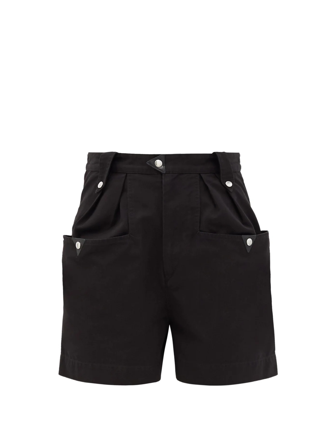 Palino high-waisted cotton shorts - 1